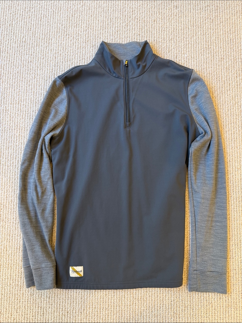 Tracksmith No days off pullover quarter zip